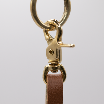 D&H PooSh - Soft Leather Poo Bag Dispenser Tan